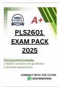 pls2601 EXAM PACK 2025