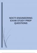 NOCTI ENGINEERING EXAM STUDY PREP QUESTIONS |GUARANTEED ACCURATE ANSWERS