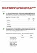 WGU C723 PRE-ASSESSMENT 2024/2025- QUANTITATIVE ANALYSIS FOR BUSINESS (PHFO) ACTUAL QUESTIONS AND CORRECT ANSWERS ;SIMILAR TO THE OA.