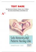 Test Bank Safe Maternity & Pediatric Nursing Care 1st Edition by Luanne Linnard-Palmer  