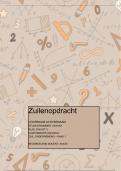 Huidtherapie - jaar 2 - cursus 8 - Zuilenopdracht - gehaald met een 9!