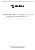 TEST BANK For Microbiology Fundamentals A Clinical Approach, 4th Edition by Marjorie Kelly Cowan | Verified Chapters 1 - 22 Updated, Complete Newest Version