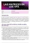 Las matrices en los VFX