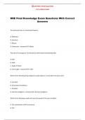 DRE Final Knowledge Exam Questions With Correct Answers