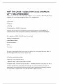 NUR 514 EXAM 1 QUESTIONS AND ANSWERS WITH SOLUTIONS 2025