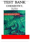 Chemistry, 10th Edition, Steven S. Zumdahl, Susan A. Zumdahl, Donald J. DeCoste Test Bank