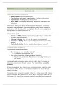 Applied Research Methods College Notes (SOW-PSB2RS31E) 