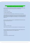 Gastrointestinal, Hepatobiliary, and Pancreatic Systems Function, Assessment, and  Therapeutic Measures Questions And Answers All Correct 2024 A+