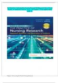 Test Bank For Understanding Nursing Research Building an Evidence-Based Practice, 8th Edition By Susan K. Grove, All Chapters 1-14 ||Complete Study Guide A+