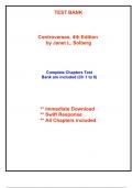 Test Bank for Controverses, 4th Edition by Solberg (All Chapters included)