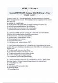 Gomez CSUSM ABSN Nursing 322, Med Surg 1, Final Exam, Exam 4