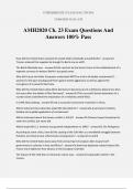 AMH2020 Ch. 23 Exam Questions And Answers 100% Pass