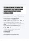 All Quizzes NORTH CAROLINA  LOCKSMITH SECTION 8 EXAM Questions and Their Correct Solutions 2024!