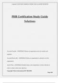 PHR Certification Study Guide Solutions