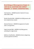 Brock Biology of Microorganisms Chapter 11  (16th Ed) ALL QUESTIONS AND CORRECT  ANSWERS | A+ GRADE| GURANTEED PASS| 