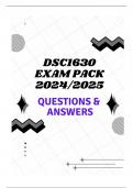 DSC1630 EXAM PACK 2024/2025 (QUESTIONS & ANSWERS)