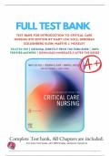 Test Bank For Introduction to Critical Care Nursing 8th Edition by Sole Klein Moseley | 9780323641937 | All Chapters with Answers and Rationals