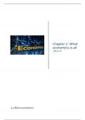 Chapter 1 - What economics is all about