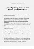 Cosmetology Milady Chapter 17 Exam Questions With Verified Answers