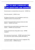 MH 703 QUIZ 2 MODULES 3-5 EXAM QUESTIONS AND ANSWERS