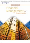 Test Bank - Fundamentals of Financial Management, 16th Edition by Eugene F. Brigham, (All Chapters included 1-17)