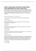 NUR 514 EDELMAN CHAPTER 6 QUESTIONS AND ANSWERS WITH SOLUTIONS 2025