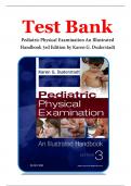 Test Bank For Pediatric Physical Examination An Illustrated Handbook 3rd Edition by Karen G. Duderstadt 9780323476508 Chapter 1-20 Complete Guide | Best Study Guide