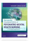 Test Bank Varcarolis Foundation Of Psychiatric Mental health Nursing 8th Edition Marget Jordan Halter ( 2024 complete and 100% Verified)