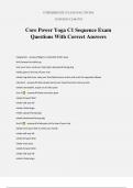 Core Power Yoga C1 Sequence Exam Questions With Correct Answers