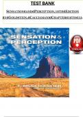 TEST BANK For Sensation and Perception,10th Edition by Goldstein & Brockmole, ISBN: 9781305580299, All 15 Chapters Covered, Verified Latest Edition