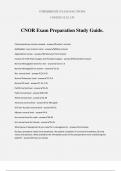 CNOR Exam Preparation Study Guide.