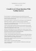 Crossfit Level 2 Exam Questions With Verified Answers