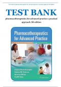 Test Bank for Pharmacotherapeutics for Advanced Practice: A Practical Approach, 5th Edition by Arcangelo, 9781975160593, Covering Chapters 1-56 | Includes Rationales | BEST STUDY GUIDE