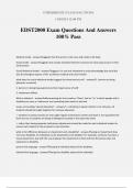 EDST2000 Exam Questions And Answers 100% Pass