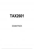 TAX2601 EXAM PACK 2024