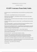 ICAEW Assurance Exam Study Guide.