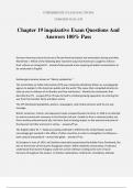 Chapter 19 inquizative Exam Questions And Answers 100% Pass