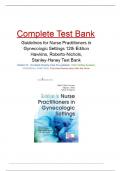 Test Bank Guidelines for Nurse Practitioners in Gynecologic Settings 12th Edition Hawkins, Roberto-Nichols, Stanley-Haney.