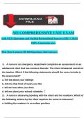 (2023 / 2024) ATI Comprehensive Exit Exam with NGN Questions and Revised Correct Answers & Rationales  100% Guarantee Pass