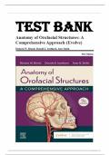 Test bank for Anatomy of Orofacial Structures, 9th Edition by Richard W Brand, Donald E Isselhard and Amy Smith ISBN: 9780323796996 Chapter 1-36 complete latest edition