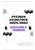 PYC2614 EXAM APCK 2024/2025 (QUESTIONS & ANSWERS)