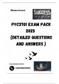 PYC3701 EXAM PACK 2025  {DETAILED QUESTIONS AND ANSWERS }