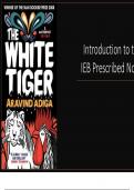 The White Tiger - IEB Intro 2025-2027