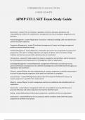 APMP FULL SET Exam Study Guide