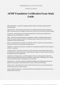 APMP Foundation Certification Exam Study Guide