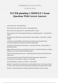 NCCER plumbing 1 MODULE 1 Exam Questions With Correct Answers