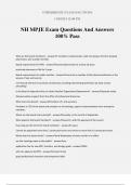 NH MPJE Exam Questions And Answers 100% Pass