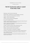 NR 503 Chamberlain midterm Anabell Exam Study Guide.