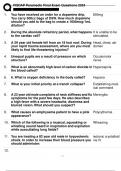 FISDAP PARAMEDIC FINAL LATEST 2024 ACTUAL EXAM /PARAMEDIC FISDAP FINAL EXAM TEST BANK REAL EXAM QUESTIONS AND 100% CORRECT ANSWERS|ALREADY GRADED A+