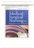 Test Bank for Davis Advantage for Medical-Surgical Nursing Making Connections to Practice, 3rd Edition, Janice J. Hoffman, Nancy J. Sullivan, ISBN-13: 9781719647366 || 2024|2025